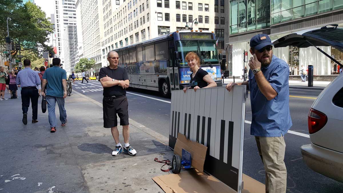 Big Piano Delivery New York 5th Avenue